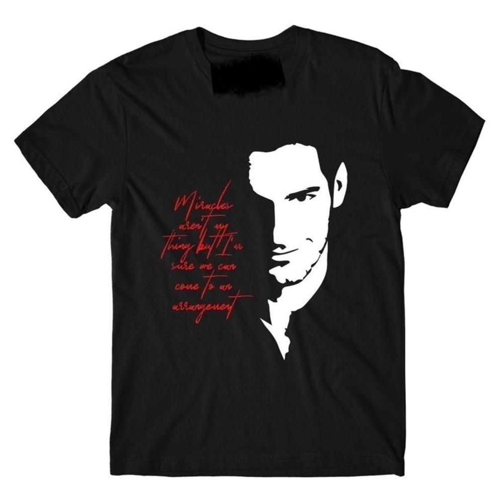 Lucifer Miracles Revised TV Show Fan Graphic Retro Unisex T-Shirt